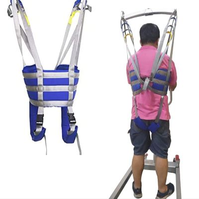 CEEBUS Toileting Sling, Patient Walking Sling for Transfer Machine, Patient Lift Sling, Professional Adjustable Transfer Belt Strap, Walking Standing Aids for Elderly (Size : M)