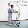 CEEBUS Toileting Sling, Patient Walking Sling for Transfer Machine, Patient Lift Sling, Professional Adjustable Transfer Belt Strap, Walking Standing Aids for Elderly (Size : M) view 2