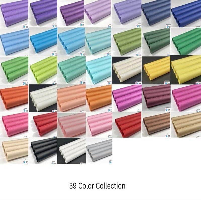 BellaPack 39 Color Collections Gift Tissue Paper 20x20 24 Flat Sheets/Pack! (Lavender)