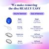 HeyHera Silicone Period Disc, Comfortable & Easy to Clean, Reusable Menstrual Disc (Regular) view 2