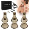 AIKOTOO Cupping Set Cupping Therapy Set Massage Cups for Pain Relief Physical Therapy Body Massage Gua Sha- 3 in 1 Cupping Kit for Massage Therapy with Pump Vacuum Suction 6 Extra Thick Super Cups view 1