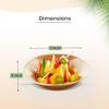 SWEET FLAVOR Natural Palm Leaf Bowl 5 Inch (100 Count) Biodegradable Bowls Dinnerware for Parties and Events, Ideal for Eco-Friendly, Serving appetizers, salads, and side dishes view 3