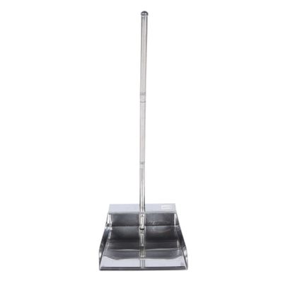 SAFIGLE Stainless Steel Dustpan for Effective Home Cleaning and Refuse Collection Duty Household Dustpan with Long Handle, Ideal for Home, and Garage Cleaning