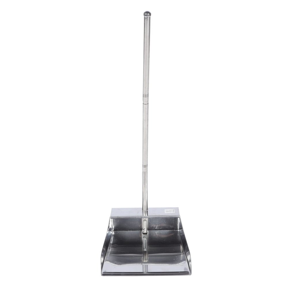 SAFIGLE Stainless Steel Dustpan for Effective Home Cleaning and Refuse Collection Duty Household Dustpan with Long Handle, Ideal for Home, and Garage Cleaning