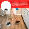SAFIGLE Stainless Steel Dustpan for Effective Home Cleaning and Refuse Collection Duty Household Dustpan with Long Handle, Ideal for Home, and Garage Cleaning view 3