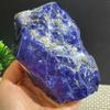 WGPHD Meditation Home Natural Blue Sorda Stone Rough Ore Quartz Crystal Mineral Specimen Degaussing Ornaments (Size : 300-350g) view 4