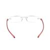 2 Pack Blue Light Blocking Reading Glasses Computer Gaming Black Red Mens Womens (red, 4, diopters) view 3