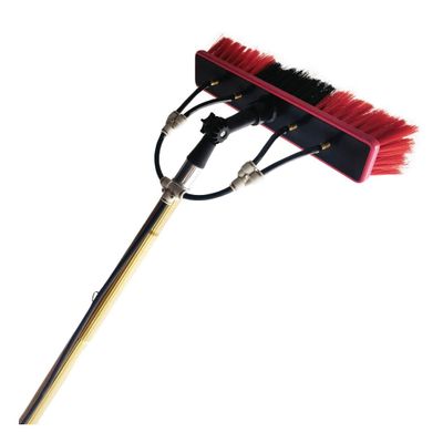 3.6-9 Foot Water Fed Window Cleaning Pole, Water Fed Telescopic Cleaner Brush, Cleaning Photovoltaic and Solar Panels, Extension Pole / 1m Pole,9M/30Ft