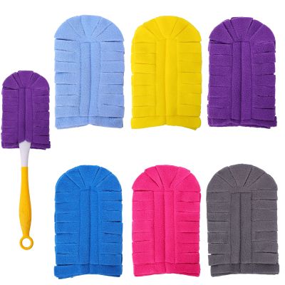 Flammi 360 Fleece Duster Refills for Swiffer, Reusable Duster Refills Heavy Duty Compatible with Swiffer Hand Duster (6 Pack-Mixed Color)