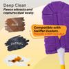 Flammi 360 Fleece Duster Refills for Swiffer, Reusable Duster Refills Heavy Duty Compatible with Swiffer Hand Duster (6 Pack-Mixed Color) view 4