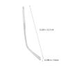 Uonlytech Replacement Eyeglass Arms 2 Sets Universal Metal Glasses Legs Temples Anti-Allergic Comfortable Design for Eyeglasses Repair and Secure Fit view 2