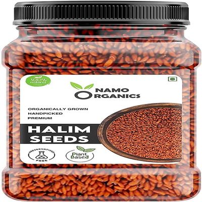 JOKE Namo Organics 350 Gm Halim Seeds (Aliv Seeds) - Protein Rich & Hair Growth - Sourced 100% Raw from Organic Farms - by Namo OrganicsQ