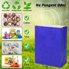 100 Pack 5.9x3.15x8.26 inch Small Gift Bags, Kraft Blue Bags with Handles Bulk for Birthday Party Favors,Gift Paper Bags,Retail Shopping Business Goody Craft Gift Bags view 4