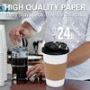[100 Pack 16 oz Disposable Coffee Cups with Lids and Sleeves - To Go Coffee Cups for Hot & Cold Drinks view 2