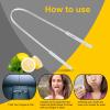 Arsh Tongue Scraper for Adults Stainless Steel Tongue Cleaner for Oral Care & Hygiene Tongue Cleaner for Men and Women Tongue Scrubber for Reduce Bad breath100% Metal Tongue Cleaner view 4
