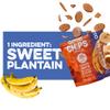 Baked Sweet Plantain Crisps by GOOD CHIPS! Crispy, Crunchy, Oil-Free, Healthy Maduritos - 0.7 oz bags - Pack of 12 view 4