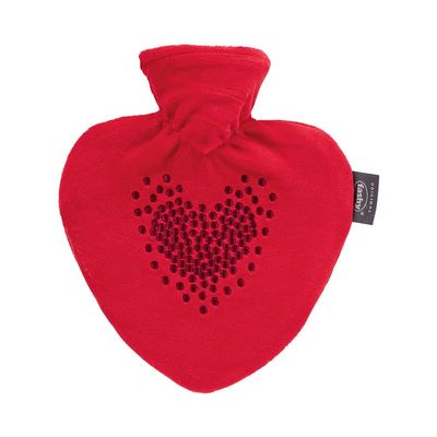 Fashy Heart Warming Bottle Cover with Embroidery Red 0.7 L