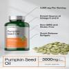 Horbach Pumpkin Seed Oil | 3000mg | 120 Softgel Capsules | Cold Pressed Dietary Supplement | Non-GMO and Gluten Free Formula view 3
