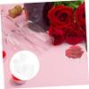 SEWACC 50pcs Clear Favor Boxes Plastic Boxes Transparent Cube Small Clear Candy for Wedding Birthday Party Thanksgiving view 3
