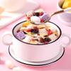 Instant nutritious breakfast oatmeal Chia Seed Grain Yogurt Peach Cereals 14.1 oz/400g Breakfast meal oat cereal view 2