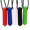 Chew Necklaces for Sensory Kids - 5 Pack Silicone Chewy Toys for ADHD, Autism, SPD, Oral Motor Therapy Tool with Textured Surface, Anxiety Relief Chewables view 1