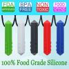 Chew Necklaces for Sensory Kids - 5 Pack Silicone Chewy Toys for ADHD, Autism, SPD, Oral Motor Therapy Tool with Textured Surface, Anxiety Relief Chewables view 3