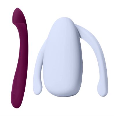 Dame Products Arc Personal Curved Massager for Women+Eva Massager-Ice-Stress Relief Comfort Relax.100% Waterproof and Body Safe