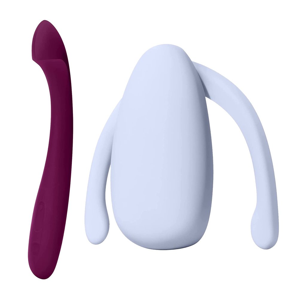 Dame Products Arc Personal Curved Massager for Women+Eva Massager-Ice-Stress Relief Comfort Relax.100% Waterproof and Body Safe