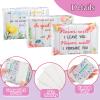 24 Packs Travel Size Tissue Pocket Slim Pack Facial 3 Ply Wallet Size Pocket Tissues for Travel Wedding Party Favors, 6 Styles(Flower Bible) view 3