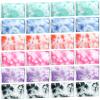 24 Packs Travel Size Tissue Pocket Slim Pack Facial 3 Ply Wallet Size Pocket Tissues for Travel Wedding Party Favors, 6 Styles(Tie Dye) view 1