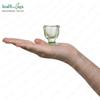 HealthAndYoga ChillEyes Transparent Glass Eye Wash Cup - Effective Eye Rinse and Cleansing  Eco-Friendly, Non-Reactive, Safe and Comfortable (Green - Set of 2) view 4