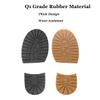 GULELAYAR Shoe Replacement Rubber Half Sole and Heels, Shoe Pads Non-Skid Sole Protector Heels Repair Replacement Shoe Grips for Bottom of Shoes (Black) view 4