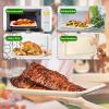 EcoAvance 14 inch Large Paper Plates, 50 Pack Disposable Trays, 100% Compostable Paper Plates Heavy Duty, Eco Friendly Disposable Plates, Brown Paper Plates Dinner for Party BBQ Picnic view 4