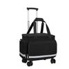 Gatycallaty Medical Trolley Bag with Wheels EMT EMS First Responder Nurse Home Health Bag Homecare Physician Traveling Field Trips Camping Hiking Scout Troop with Compartments Removable (Black) view 1
