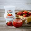 Strawberry Rel Infused Exotics, Strawberry Puree Infused Syrup, 16.9 FL OZ Squeezable Bottle (Pack of 3) view 4