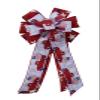 1 Pcs 10" Hand Made Wired White Truck on Red Stars Ribbon Bow Patriotic American view 2