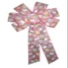 1 Pcs 10" Hand Made Pink Easter Bunny Egg Spring Wired Wreath Bow Carrot Rabbit view 4