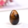 1PC Natural Amethyst Rose Quartz Egg Polished Jade Crystal Egg Mineral Ball Women Kegel Exercise Care Gifts,Chocolate view 1