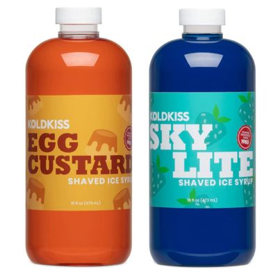 Koldkiss Shaved Ice Syrup, Pint, Two Classic Baltimore Flavors