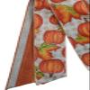 1 Pcs 10" Hand Made Pumpkin Wired Wreath Bow 2 Ribbon Fall Thanksgiving Orange view 4