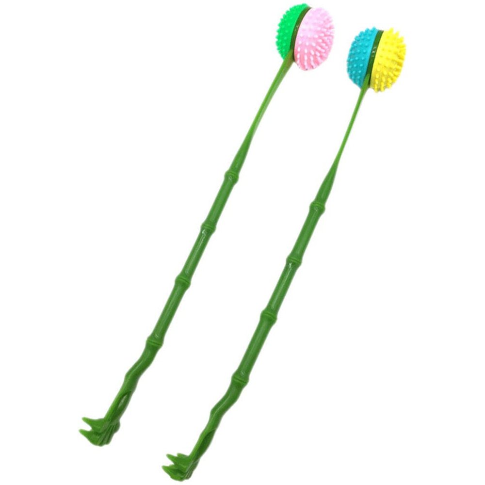 2pcs Back Scratcher Tool for Instant Itch Relief Comfortable Plastic Body for Adults and Seniors Smooth Finish for Gentle Skin Care