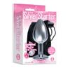 Sexy, Kinky Gift Set Bundle of The Silver Starter, Bejeweled Stainless Steel Plug and Icon Brands The 9's, S-Double Header, Double Ended Silicone Anal Beads view 2