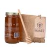 100% Authentic, USA - Made Raw Unfiltered Gourmet Honey Gift Set with Dipper by Pure Southern Honey [ 1 lb] - Unheated - Non - GMO, No Additives, All - Natural Sweetener- Environmental-Friendly Glass Jar view 3
