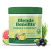 360 Nutrition Blends with Benefits Super Greens Powder w/Probiotics, Digestive Enzymes, Sugar & Gluten Free, Plant Based Superfood Drink Mix for Gut Health, Bloating, Immunity, Overall Health, 6.35 oz view 1