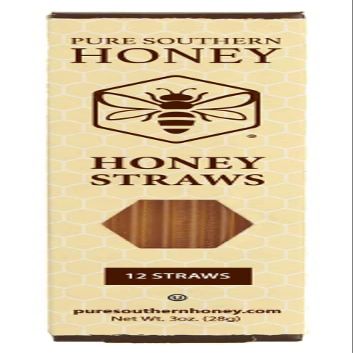 100% Authentic, USA - Made Raw Unfiltered Gourmet Honey Stick Gift Box by Pure Southern Honey - Unheated - Non - GMO, No Additives, Single-Serve All - Natural Sweetener for Teas and Snacks
