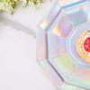 Tableclothsfactory 25 Pack | 7.5" Iridescent Decagonal Premium Dinner Paper Plates - 300 GSM for Wedding Receptions, Banquets, Catered Events view 4