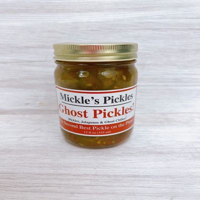 Ghost Mickle's Pickles (12) 12oz Jars