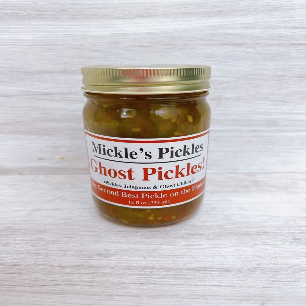 Ghost Mickle's Pickles (12) 12oz Jars