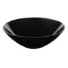 EcoQuality 16 oz Black Plastic Round Bowls with Gold Rim - Disposable Plastic Soup Bowls, Heavy Duty Plastic Salad Bowls, Dessert Bowl for Baby Showers, Weddings, Birthday Party (240 PACK) view 2