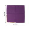 Tableclothsfactory 50 Pack | 2 Ply Soft Purple with Gold Foil Edge Party Paper Napkins, Dinner Cocktail Beverage Napkins view 3